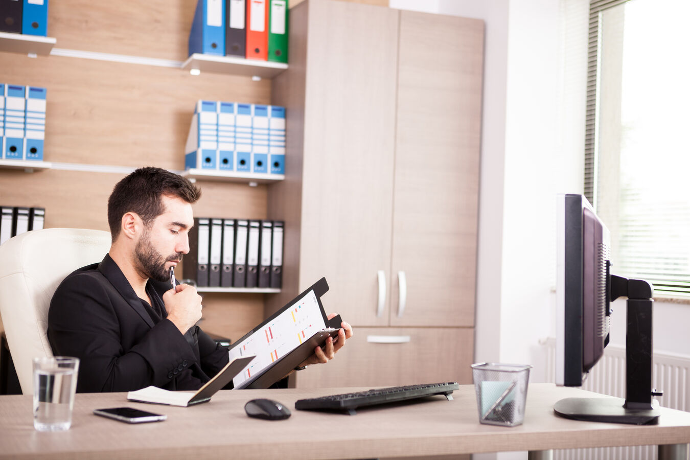 Cabinet comptable - Bureau et documents